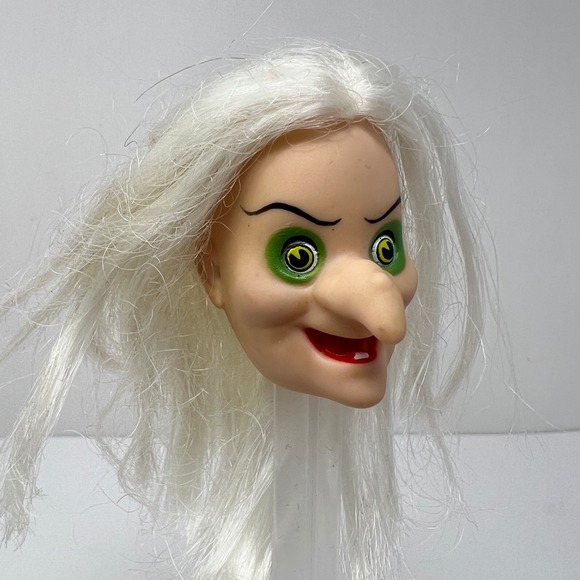 Disney Other - Vintage Bikin Disney Snow White Old Hag Witch Doll Head 1980s Replacement Part